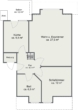 Grundriss - Hude-Süd: Renovierte 3-Zimmer-Maisonettewohnung mit Balkon und Carport