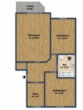 Grundriss - 3-Zimmer Wohnung in zentraler Lage von Huntlosen!