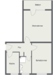 Grundriss - Schöne 2-Zimmer-Wohnung mit Balkon in Delmenhorst!